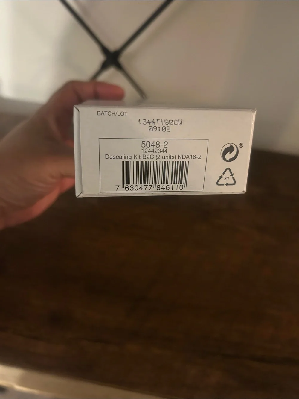 Nespresso Descaling Kit Box - White, Silver